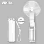 Mini Ventilateur Pliant 2-en-1 – Fraîcheur + Batterie de Secours